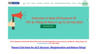 
                            2. Punjab Revenue Authority - Pra Punjab Gov Pk Portal