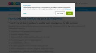 
                            5. Purchasing and Configuring your 123 Reg email - 123 Reg Webmail Portal