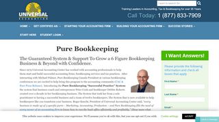 Pure Bookkeeping | Universal Accounting School - Pure Bookkeeping Portal