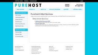 
                            4. PureHost E-Mail Services - Purehost Webmail Portal