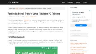 
                            8. Pushbullet Portal: Transfer Large Files From PC To Phone - Portal Pushbullet Com