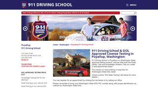 
Puyallup Drivers Ed. Courses | 911DrivingSchool.com  
