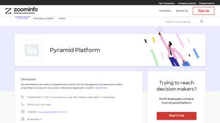 
                            6. Pyramid Platform - Overview, News & Competitors | ZoomInfo ... - Pyramid Platform Portal