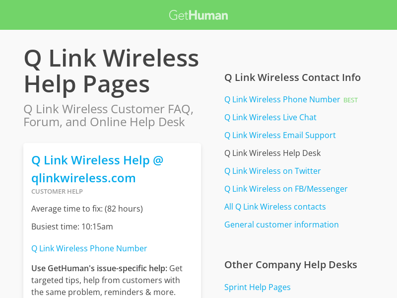 
                            6. Q Link Wireless Customer Help | FAQ | Tips