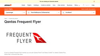 
                            8. Qantas Frequent Flyer | Jetstar - Qantas Frequent Flyer Portal Manage My Booking