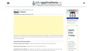 
                            5. Qdoba Application, Jobs & Careers Online - Qdoba Jobs Portal