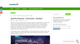 
                            6. QoinPro Review – Free Coins – Really? – Scam Bitcoin - Qoinpro Portal