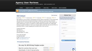 
QQ Catalyst | Agency User Reviews
