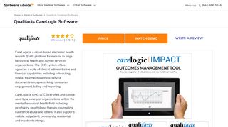 
                            5. Qualifacts CareLogic Software | 2020 Reviews, Free Demo ... - Carelogic Enterprise Qualifacts Portal