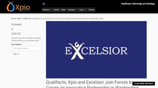 
                            9. Qualifacts, Xpio and Excelsior Join Forces to Create an ... - Carelogic Enterprise Qualifacts Portal