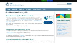 
                            6. Qualifications Recognition - QQI - Qqi Ie Portal