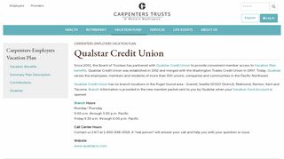 
Qualstar Credit Union | Carpenters Trusts of Western ...  
