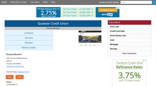 
Qualstar Credit Union - Tacoma, WA at 4027 Tacoma Mall ...  

