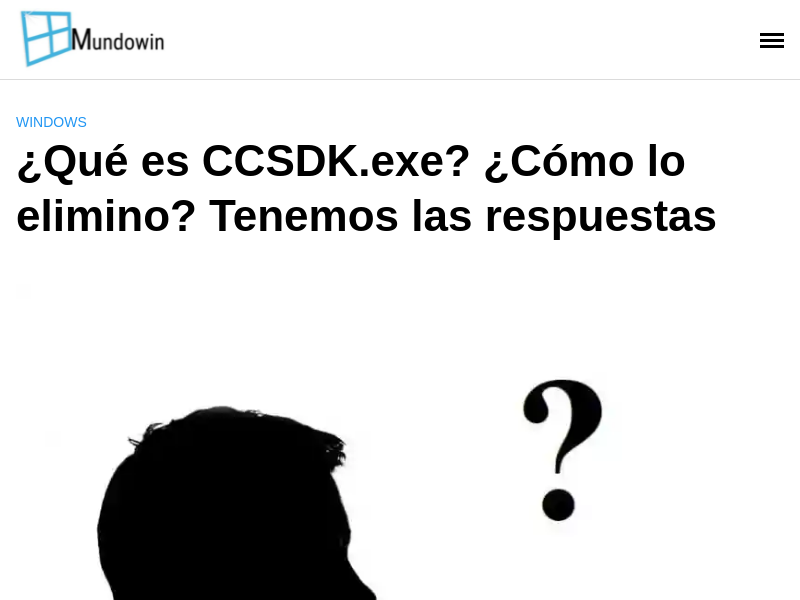  7. ¿Qué es CCSDK.exe? ¿Cómo lo elimino? Tenemos las . 