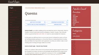 
                            8. Queens Email Login – www.Queensu.ca Webmail Sign In - Queensu Webmail Portal