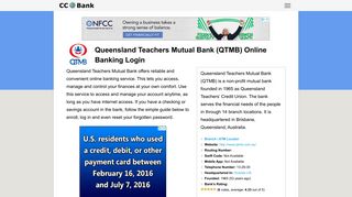 
                            3. Queensland Teachers Mutual Bank (QTMB) Online Banking ... - Qtcu Login