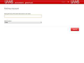 
                            5. Quest One Password Manager - uamsacctportal.uams.edu