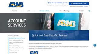 
                            5. Quick and Easy Sign-On Process | ABNB FCU | Virginia ... - Abnb Fcu Credit Card Portal