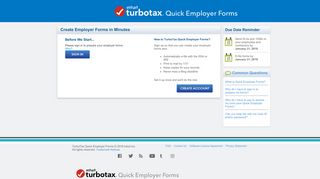 
                            4. Quick Employer Forms | Sign In - Intuit W2 Portal