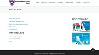 
                            2. Quick Links - NIMS Dubai - Www Nimsdxb Com Parents Portal