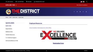 
                            4. Quick Links / Quick Links - Ysleta Independent School District - Yisd Student Portal