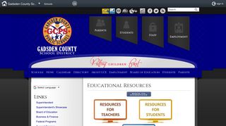 
                            1. Quick Resource Links - Gadsden County Schools - Skyward Gadsden County Login