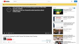 
QuickBooks Desktop Pro 2020 Tutorial The Centers Intuit ...  
