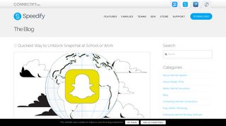 
                            5. Quickest Way to Unblock Snapchat at School or Work - Speedify - Unblocked Snapchat Login