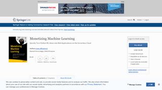 
                            3. Quickly Turn Python ML Ideas into Web Applications on the ... - Springer - 9988 Uploads Internal Portal