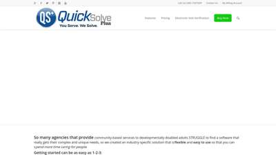 QuickSolvePlus  SLS & ILS Client & Staff Scheduling Software