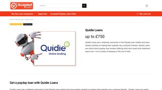 
                            3. Quidie Loans | | Payday Loans UK - Quidie Login