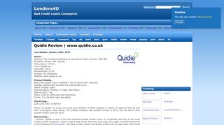 
                            6. Quidie Review | www.quidie.co.uk | Lenders4U - Quidie Login