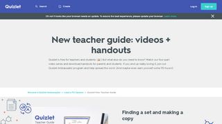 
                            7. Quizlet New Teacher Guide | Quizlet - Quizlet Com Sign Up