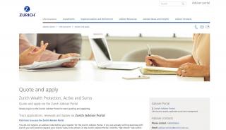 Quote and apply | Zurich Australia - Zurich Adviser Portal