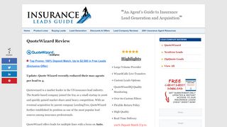 
                            2. QuoteWizard Review - Insurance Leads Guide - Quotewizard Agent Portal