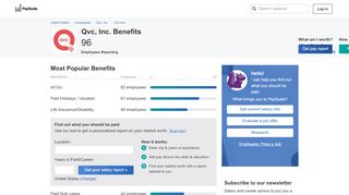 
                            9. Qvc, Inc. Benefits & Perks | PayScale - Qvc Employee Portal