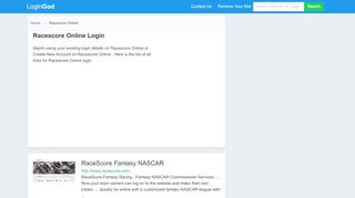 
                            4. Racescore Online Login or Sign Up