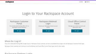 
                            1. Rackspace Customer Login - Www Rackspace Com Email Portal