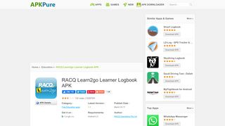 
                            12. RACQ Learn2go Learner Logbook APK - APKPure.ai - Learn2go Supervisor Portal