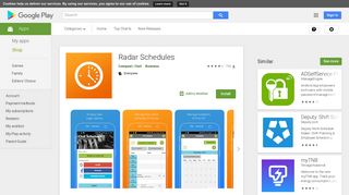 Radar Schedules - Apps on Google Play