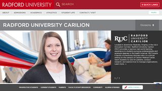 Radford University Carilion  Radford University
