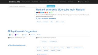 
                            8. Radiant enterprise blue cube login Results For Websites Listing - Qsr Radiant Enterprise Login