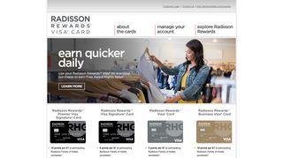 
Radisson Rewards Visa Card - Home  
