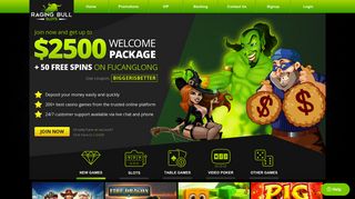 
                            5. Raging Bull Online Slots | $2500 Welcome Casino Bonus ... - Raging Bull Casino Mobile Login