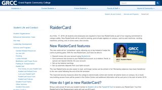 
                            6. RaiderCard | Grand Rapids Community College - GRCC.edu