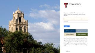 
Raiderlink - Texas Tech University System
