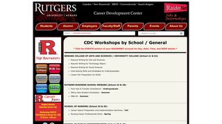 
                            3. RaiderNet Workshops - Rutgers University-Newark Career ...