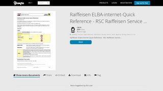 
Raiffeisen ELBA-internet-Quick Reference - RSC Raiffeisen ...  
