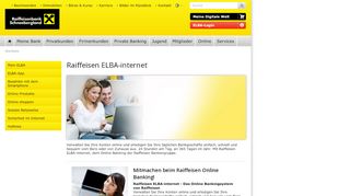 
Raiffeisen ELBA-internet - Raiffeisenbank Schneebergland  
