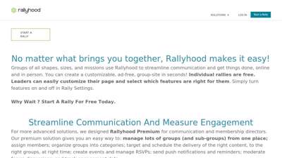 Rallyhood - Private Social Network for Groups, Causes, and ...